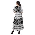thumbnail image 3 of Moomaya Robe d'Été en Coton Slub Imprimée pour Femmes Grande Taille Robes pour Dames, 3 of 4