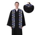 thumbnail image 4 of Haiem Astronaut in Outer Space Pattern Graduation Stole 2024 | Premium Satin Sash for Graduation Ceremony, 4 of 7