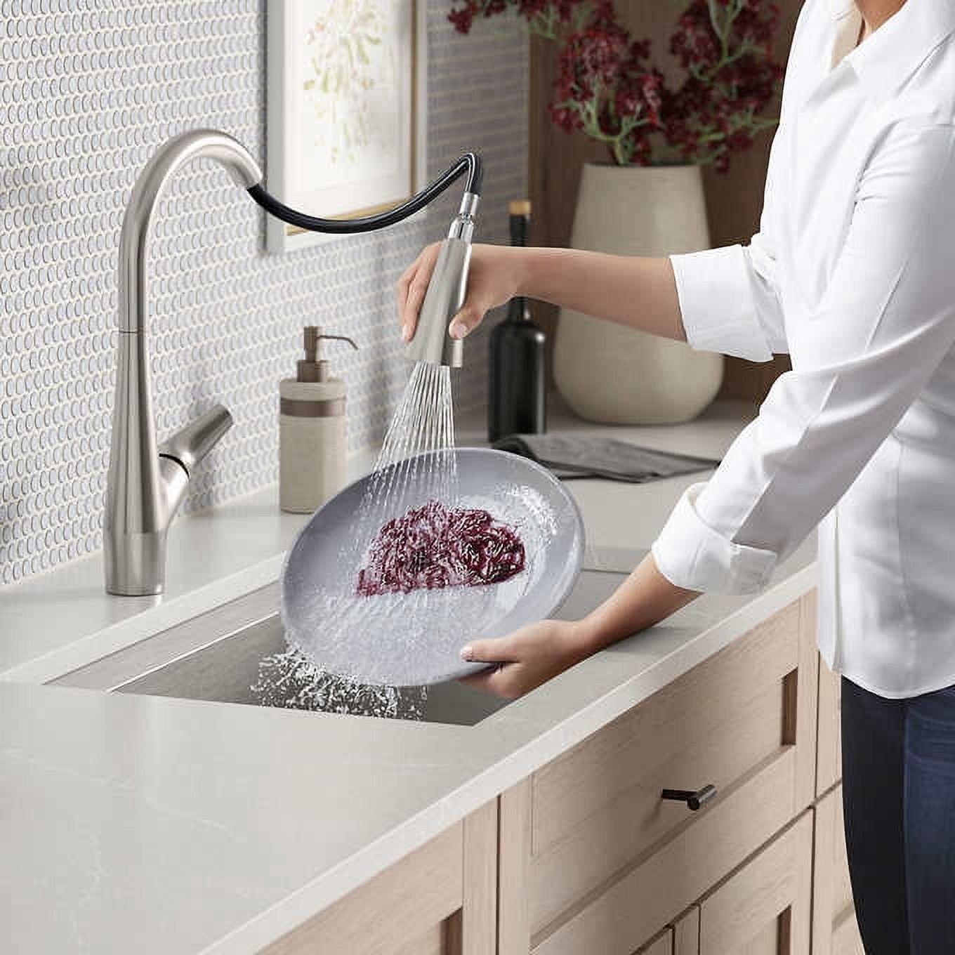 Kohler Lir R33449-VS Pulldown Kitchen Faucet Vibrant Stainless Finish