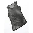 thumbnail image 6 of One opening Men's See Through Mesh T-Shirt Underwear Sheer Wear Transparent Undershirt, 6 of 9