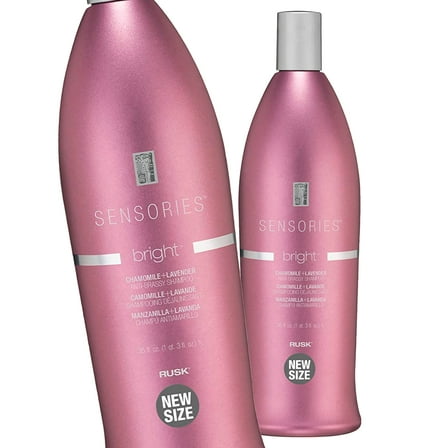 Rusk Sensories Bright Anti Brassy Shampoo 35 oz - Pack of 2