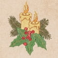 thumbnail image 6 of Linum Home Textiles Christmas Candles Embroidered Turkish Cotton Hand Towel - Set of 2, 6 of 7