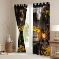 Erosebridal Western Cow Skull Animals Curtains and Drapes Pack of 2 ...