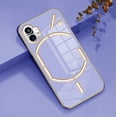 thumbnail image 2 of Compatible with Nothing Phone 2 Case for Women, Ultra Soft Nothing Phone 2 Cases Slim Shockproof Cute Plating Electroplate Phone Case TPU Bumper Protective Case (Lavender Grey), 2 of 13