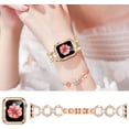 thumbnail image 5 of REQO Compatible with Apple Watch Band 38mm 40mm 41mm 42mm 44mm 45mm 46mm, Women Bling Jewelry Bands with Tempered Glass Screen Protector Case, Shiny Strap for iWatch Series 10/9/8/7/6/5/4/3/2/1/SE, 5 of 7