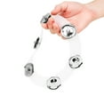 thumbnail image 3 of BALAHAPY Cymbals Ching Ring Tamborín Para Platillo Hi-Hat Plateado Con Bordes Suaves Y Resistente, 3 of 8