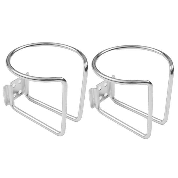 2 piezas de estantes de almacenamiento para portavasos, vasos de agua, vasos para beber, soporte de metal con forma de aro para barco, estante de almacenamiento para vasos de agua, soporte