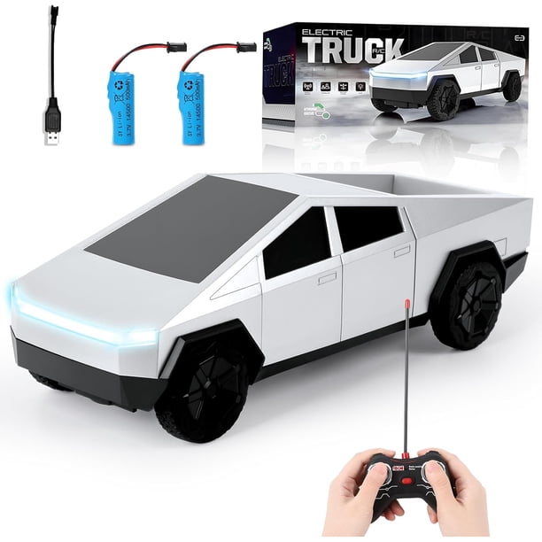 Camión de Juguete para Niños, Coche de Juguete con Mando, Camión de Control Remoto con con Luces y Sonidos, Camione de Juguete de Metal Fundido a Troquel, Regalo Ideal para Niños y Niñas