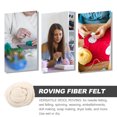 thumbnail image 4 of Natural Roving Wool Roving Fiber Felt Crafts Needle Felting 200g ( ), 4 of 9