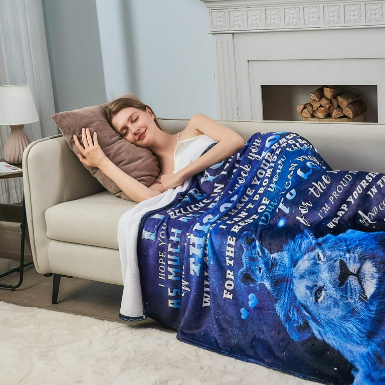 to My Daughter Blanket from Dad Lion Blanket for My Daughter Daughter Gifts from Dad Daughter Birthday Christmas Idea Gifts Dad to Daughter Super