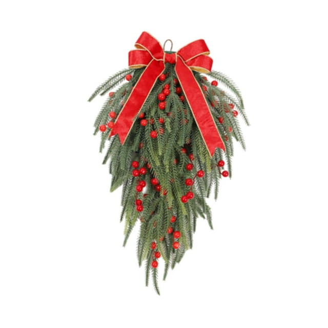 Guirnalda de Navidad Artificial Strade Fareast Limited en forma de lágrima 24 pulgadas
