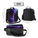 thumbnail image 2 of Disketp Purple And Blue Nebula Bolsa Térmica Estampada para Almuerzo, Lonchera para Hombres y Mujeres Adultos, 2 of 7