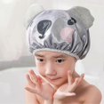 thumbnail image 3 of 2pcs Kids Shower Hat Kids Bathing Hat Washable Bath Caps Kids Bath Supplies Children Hat, 3 of 4