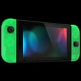 thumbnail image 2 of eXtremeRate DIY Replacement Shell Buttons for Nintendo Switch, Back Plate for Switch Console, Housing with Colorful Buttons for Joycon Handheld Controller - Glow in Dark - Green [No Electronics Parts], 2 of 9
