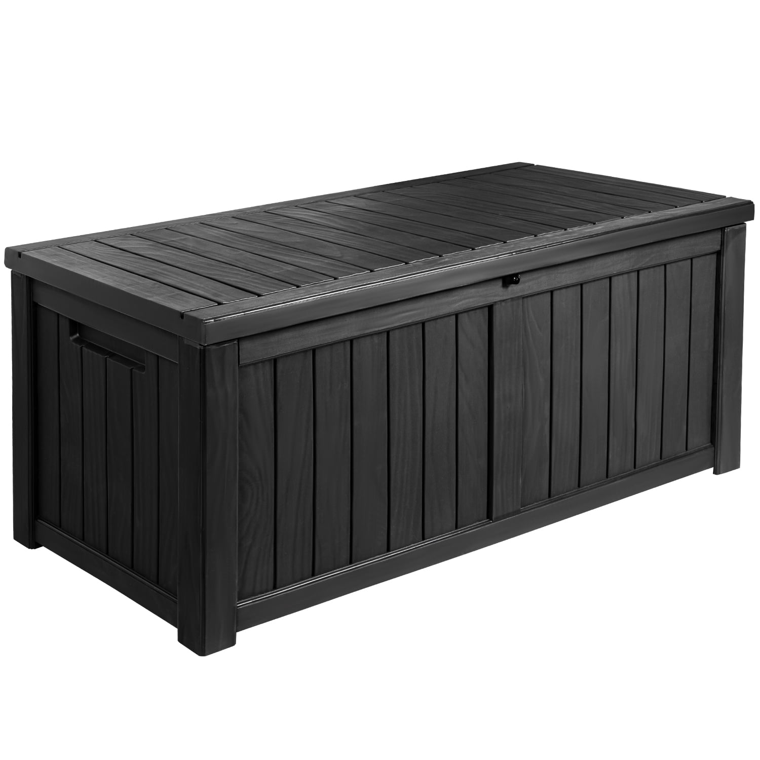 Buy Devoko 119 Gallon Outdoor Box Deck Plastic Resin Storage Box, Black