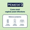 thumbnail image 4 of Monistat 3 Day Yeast Infection Treatment, 3 Miconazole Pre-Filled Cream Tubes & External Itch Cream, 4 of 17