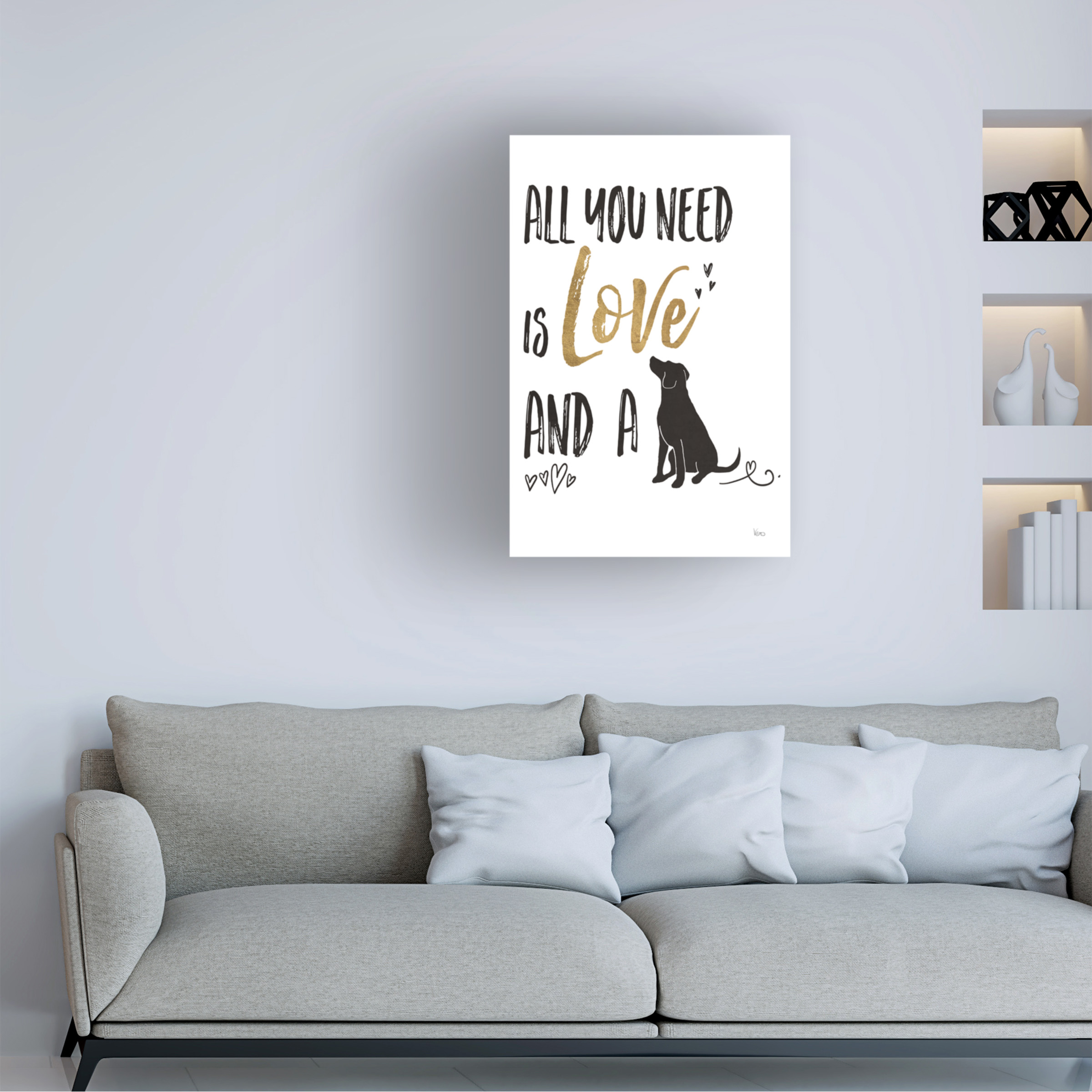 Veronique Charron 'Pet Love II' Canvas Art