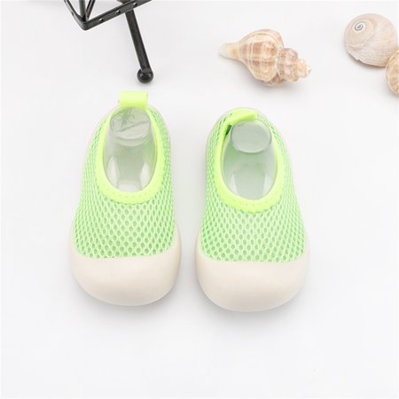 

Wesracia Baby Shoes Infant Toddler Indoor Color Mesh Shoes First Walkers Baby Elastic Socks Shoes