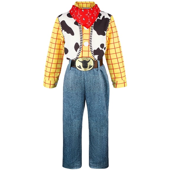 2026 New Halloween Toys Plaything Quest Cosplay Costume, Fancy Story Costume Set, Cosplay Set Include Top, Pants, Belt, Headscarf, Halloween Outfits for 2-12 Years, 100(3-4 Years)