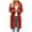 Red, variant on Patlollav Womens Outerwear Clearance Cable Knit Long Cardigan Open Front Button Sweater