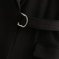 thumbnail image 6 of Great Gifts for Less Ofreoo Womens Solid Color Belt Backless Waist Cinched Long Sleeved Suit Jacket Lightweight Jacket Women, 6 of 9