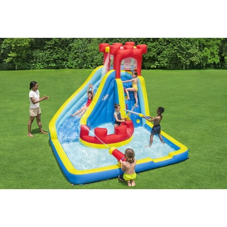 H2OGO! Royal Splash Kids Inflatable Mega Water Park, Multicolor, Ages 5+