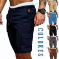 thumbnail image 2 of Bermuda Short Casual Playa Bolsas Cargo Gabardina 903 Str A, 2 of 4