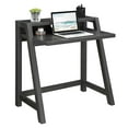 thumbnail image 5 of Convenience Concepts Newport 35 inches Tall Lilly 2 Tier Desk, Weathered Gray, 5 of 5