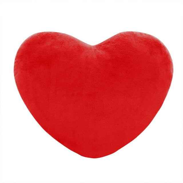 SHENGXINY - Almohadas de San Valentín con diseño de amor, de peluche, para enamorados, niños, regalo para festivales, color rojo