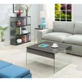 thumbnail image 3 of Convenience Concepts Table Basse Carrée SoHo en Finition Bois Gris, 3 of 3