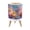 Color 3, variant on Small Trash Can with Lid Underwater World Sparkling Sunbeams 1.8 Gallon Dog Proof Trash Can Round Garbage Can Waste Bin Wastebasket for Bathroom Bedroom Living Room
