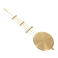 thumbnail image 3 of OULII 1Pcs Metal Clock Pendulum Replacement Part for Grandfather Clock Home Decoration 11.59x3.46in Golden, 3 of 7