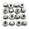 thumbnail image 1 of 100PcS 8-32 Nylon Insert HEX Lock NUT A2 Stainless by FULLERKREg, 1 of 4
