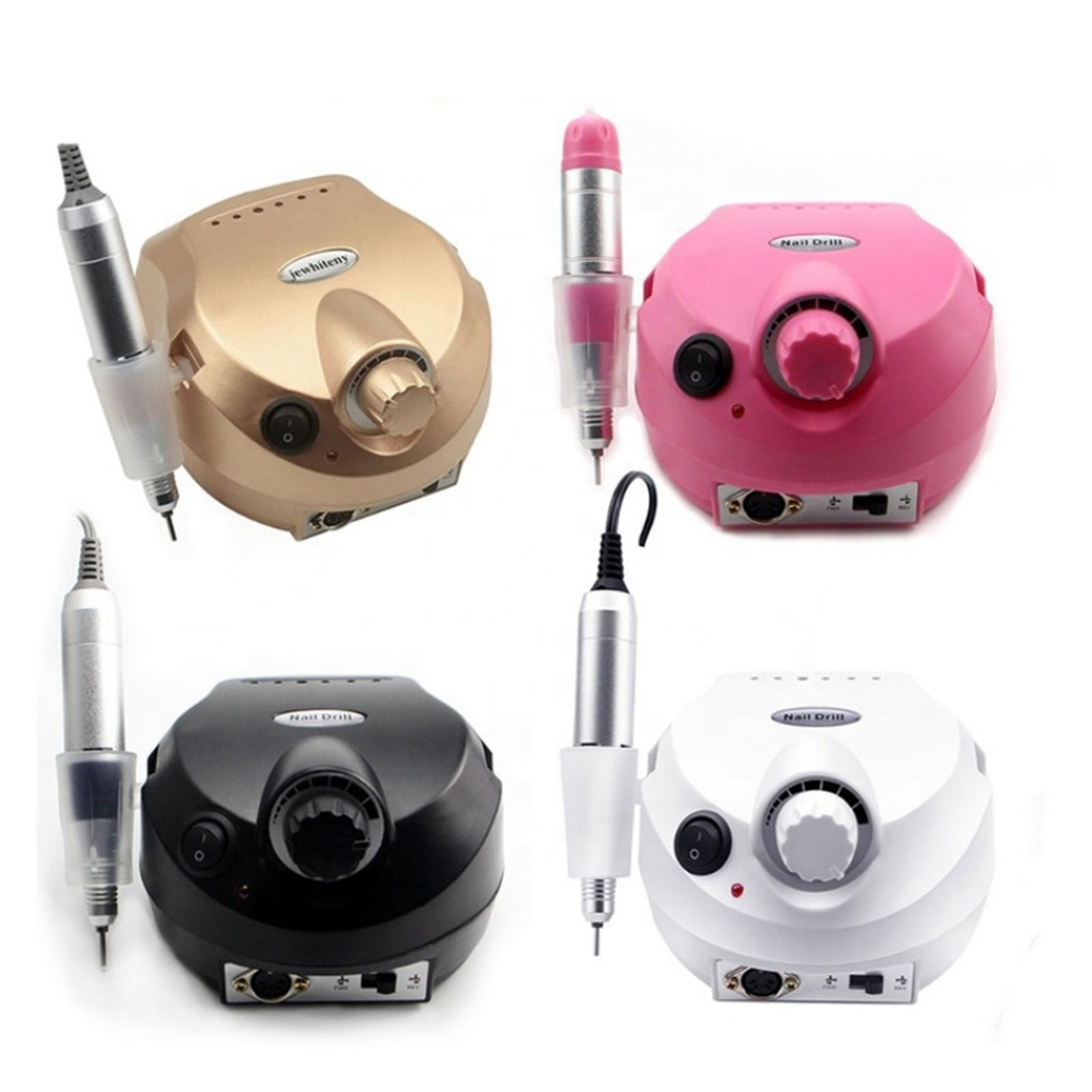 35000 RPM Electric Nail File, Professional Handle Electric Nail Drill Polish Machine, Manicure Nail Drill Set Tools