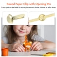 thumbnail image 3 of Worgeous Golden Iron Brads Clips for Paper Crafts with Quality Surface and Flexibility 300 Pcs, 3 of 8