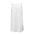thumbnail image 4 of Hxshgdsn Girls Mid Dresses Spaghetti Strap Backless Cute Sundress Loose Fit Vacation White 11 Years, 4 of 9