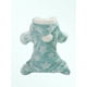 thumbnail image 1 of 1pc Cat & Dog Coral Fleece Star Print Hooded Jumpsuit, Thick & Warm Pet Home Clothes, 1 of 4