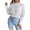 White, variant on Fesfesfes Women Sweaters Casual Long Sleeve Tops Hollow Out Base Crewneck Knitted Sweater Clothes Sale
