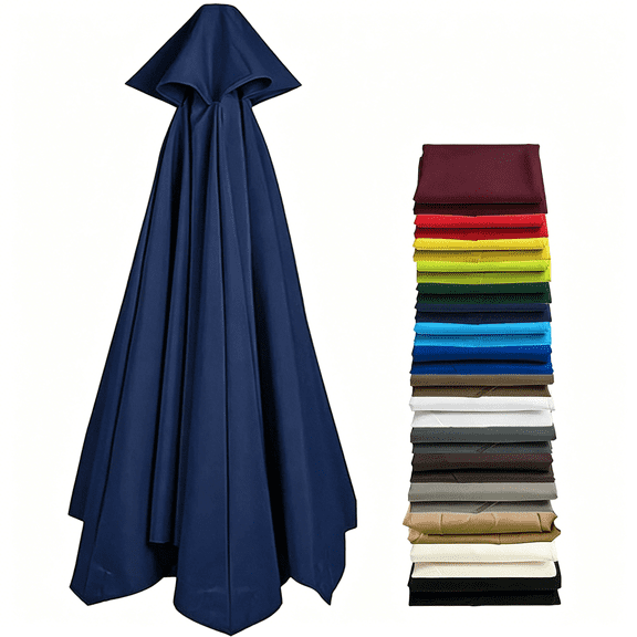 GASTROPOD 11ft – 8 Ribs Cantilever Umbrella Replacement Canopy,with UV-Resistant Polyester,Patio Umbrella Fabric Top Cover,for Outdoor Garden Deck Backyard(3.3m)
