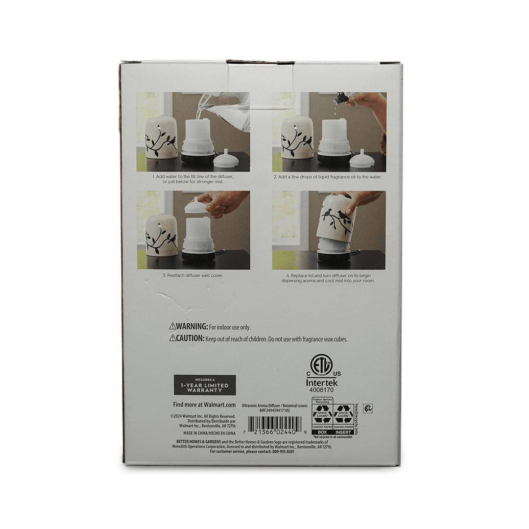 Better Homes & Gardens 180 ml Botanical Porcelain Diffuser