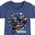 thumbnail image 3 of Marvel Captain America - Collage - Toddler and Youth Girls Fitted Short Sleeve Graphic T-shirt, 3 of 5