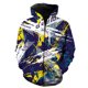 thumbnail image 1 of Traje de carreras para hombre, sudadera con cremallera, divertida, informal, de gran tamaño, con capucha, chaquetas de manga larga, tops Harajuku de primavera, estampado 3D, moda, 1 of 6