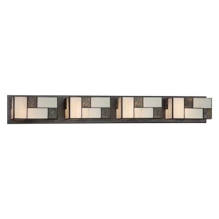 Designers Fountain Bath - Designers Fountain 84104 Bradley 4 Light Bath Bar in Charcoal Finish