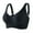 Black, variant on Bralette for Women Wireless Seamless Casual Underwear for Daily Solid Color Push Up Support Bras with Removable Pads, 36A, Black