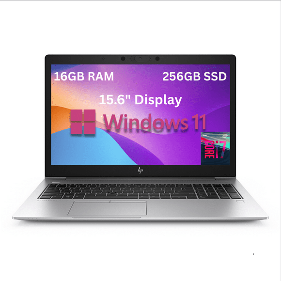HP EliteBook 850 G5 - Ordinateur Portable 15.6 Pieds FHD - Intel Core i7-8300U 16 Go RAM 256 Go SSD - Windows 11 Pro - (Reconditionné)