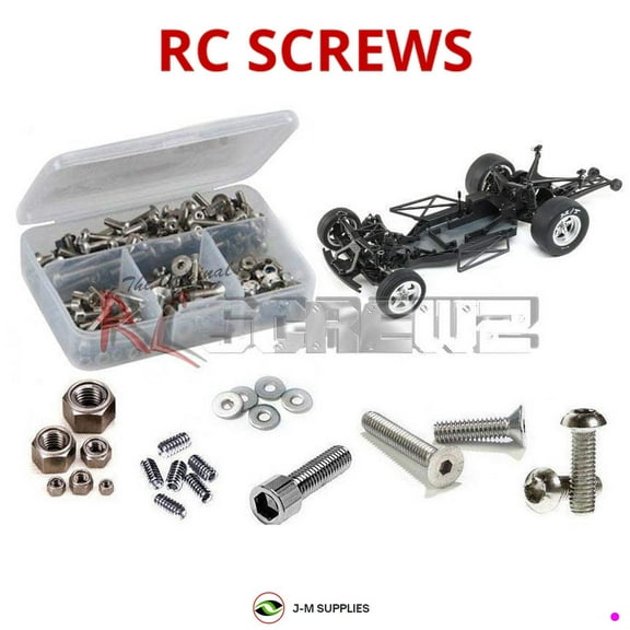 RCScrewZ Stainless Screw Kit los138 for Losi 22S 2WD Drag Car Roller (LOS03041) | SET
