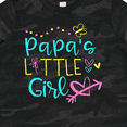 thumbnail image 4 of Inktastic Papa's Little Girl with Hearts Flower and Butterfly Girls Toddler T-Shirt, 4 of 5