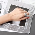 thumbnail image 2 of Girls Ring, White Gold Open Ring, 2 of 3