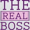 thumbnail image 3 of CafePress - The Real Boss - Women's Zip Hoodie, 3 of 4