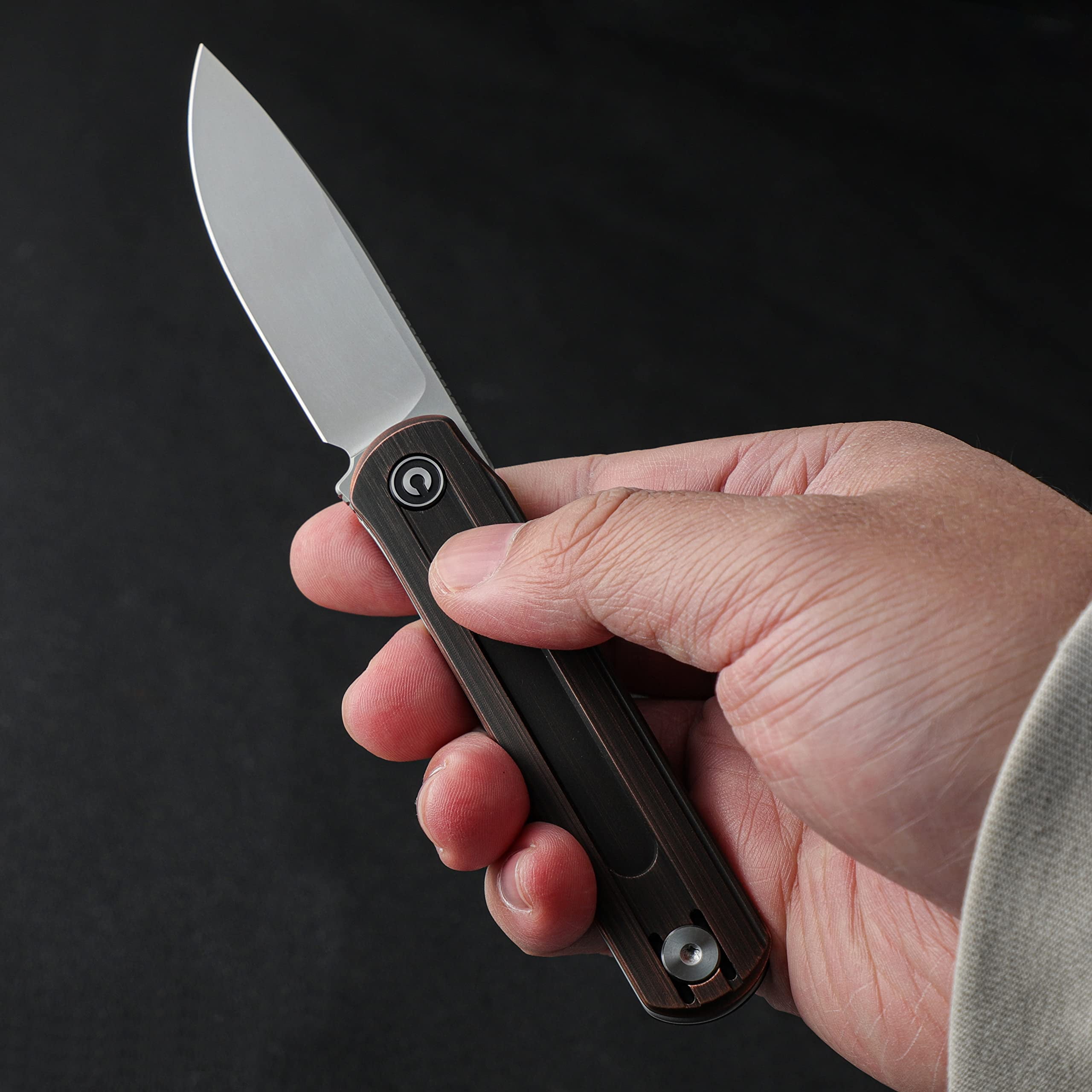 CIVIVI Foldis Pocket Folding Knife 2.67-in Nitro-V Steel Blade Slip Joint Knife C21044-1